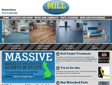 Tablet Screenshot of millcarpets.org.uk